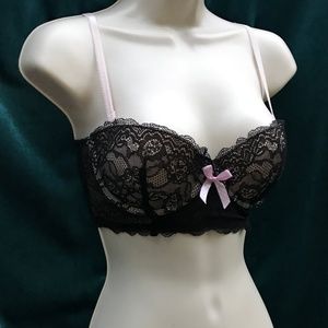 SEXY Rene Rofe Longline Lace Bra